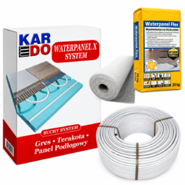 System KARDO Waterpanel X –12 m2– pod gres/ terakotę | W ZESTAWIE TANIEJ
