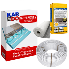 System KARDO Waterpanel X –20 m2– pod gres/ terakotę | W ZESTAWIE TANIEJ