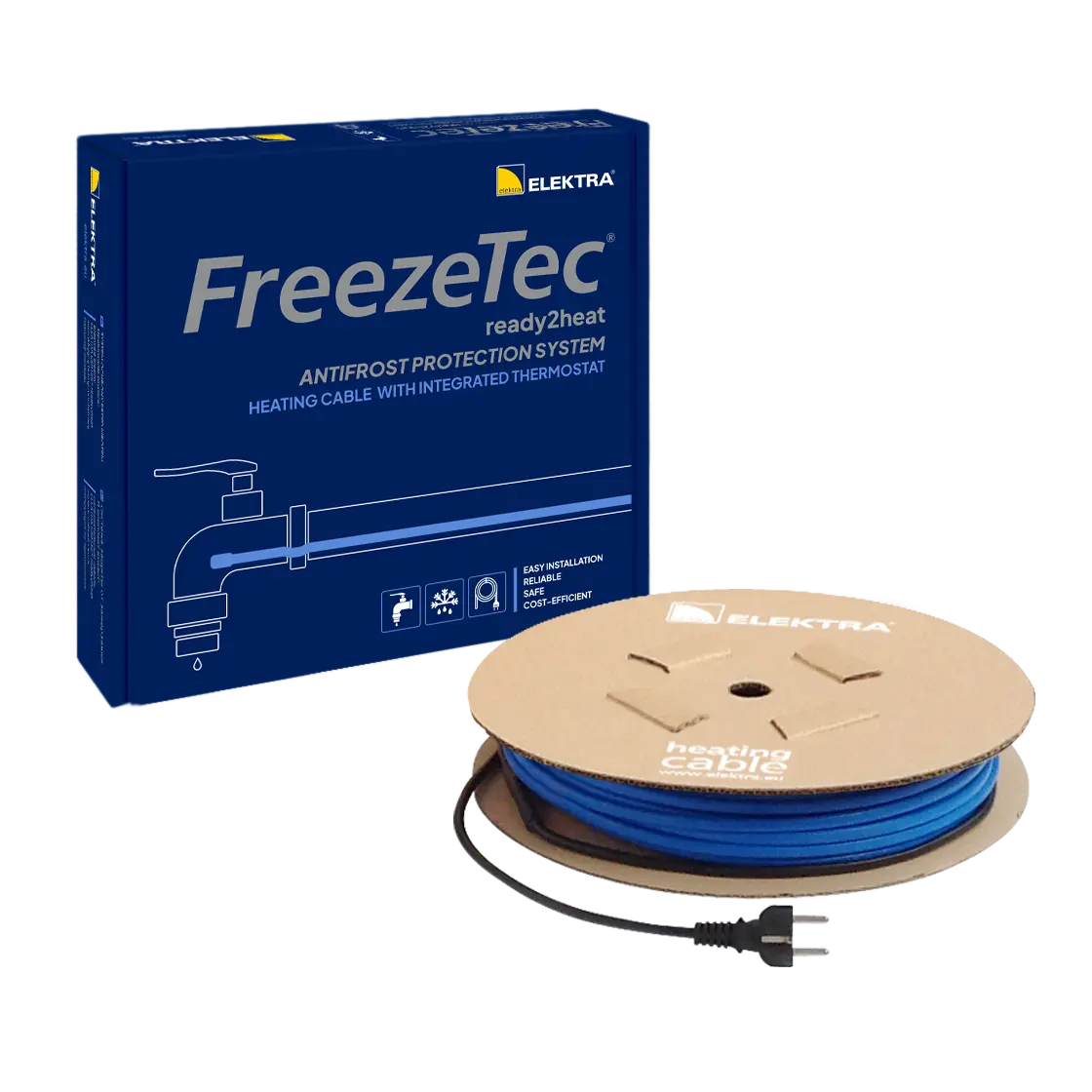 Przewód grzejny FreezeTec®2 12/2 (12 W/m) dł 2 m 24W jednostronnie zasilany Elektra