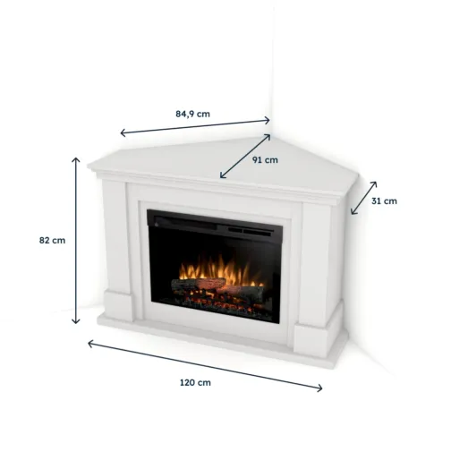 Kominek Warmtec Luena – widok produktu