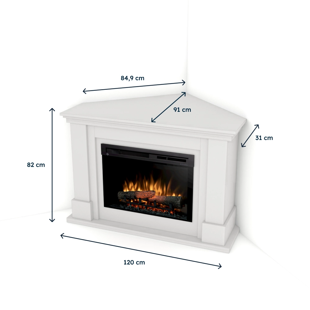Kominek Warmtec Luena – widok produktu